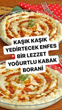Yoğurtlu Kabak Borani