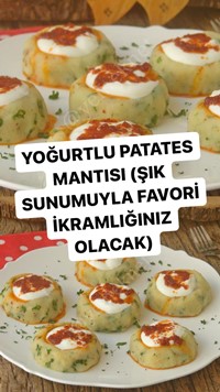 Yoğurtlu Patates Mantısı