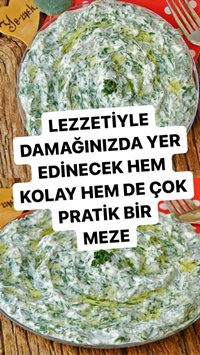 Yoğurtlu Pazı Mezesi