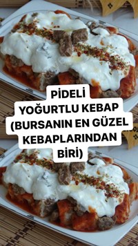 Pideli Yoğurtlu Kebap