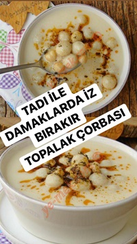 Yoğurtlu Topalak Çorbası