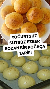 Yoğurtsuz Sütsüz Poğaça