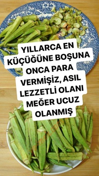 Yumurtalı Bamya Kızartması
