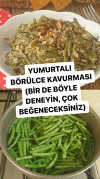 Yumurtalı Börülce Kavurması