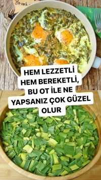Yumurtalı Çiriş Otu Kavurması