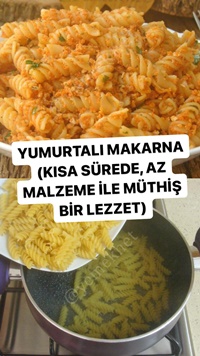 Yumurtalı Makarna