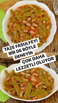 Zeytinyağlı Barbunyalı Taze Fasulye
