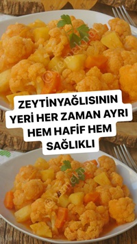 Zeytinyağlı Karnabahar Yemeği