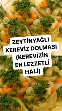 Zeytinyağlı Kereviz Dolması