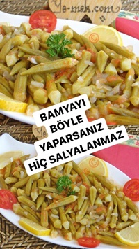 Zeytinyağlı Taze Bamya Yemeği